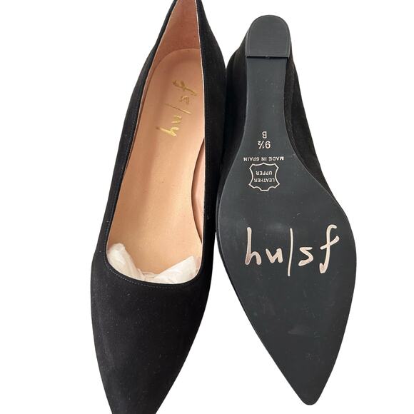 French Sole Clap Wedge Pump – Stylish Suede Wedge for Effortless Elegance - Picture 7 of 10